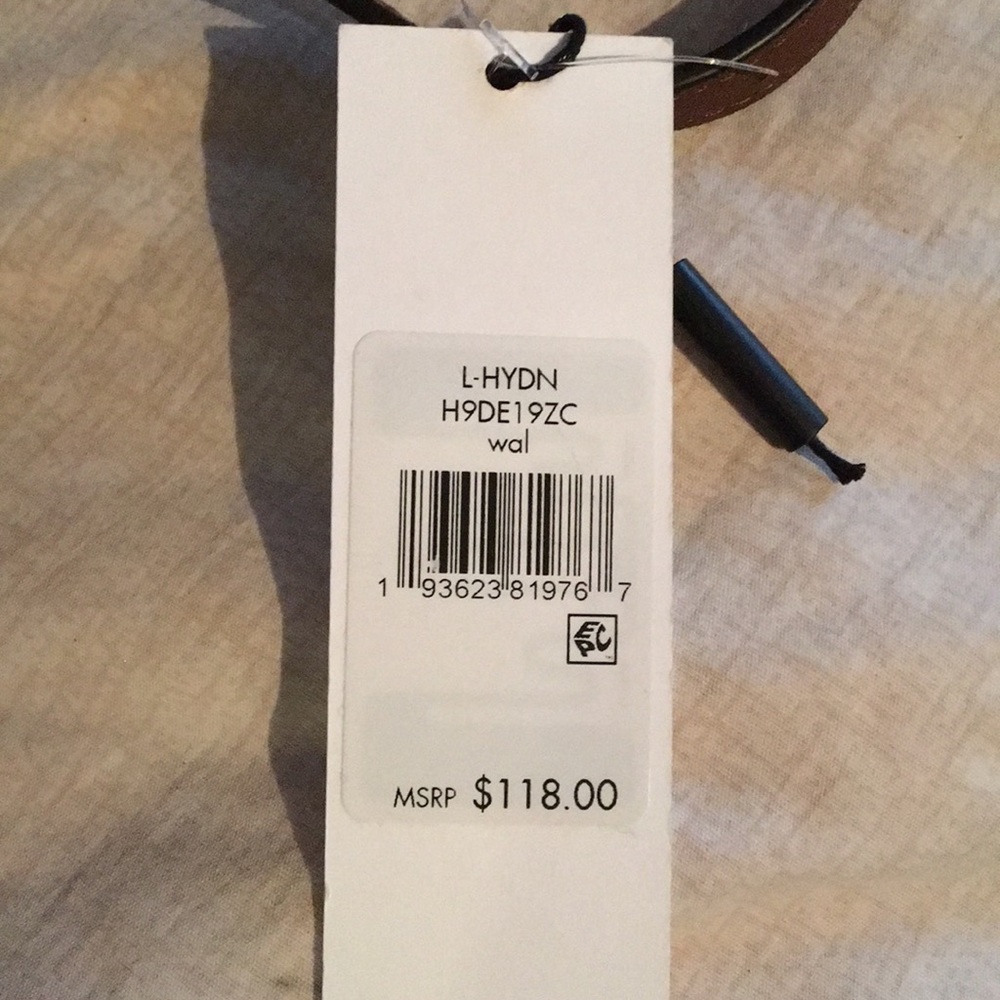 Calvin Klein Hayden Walnut Saffiano Crossbody MSRP $118 - Picture 3 of 3